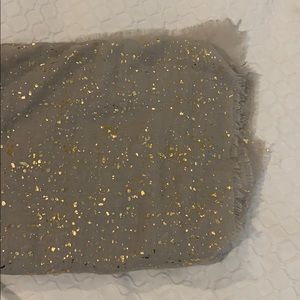 Gold flecked scarf